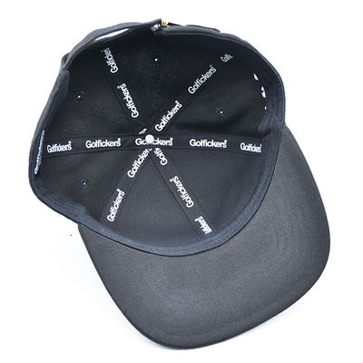 Cappello snapback da baseball con visiera piatta e logo ricamato personalizzato, stile hip hop sportivo, per uomo