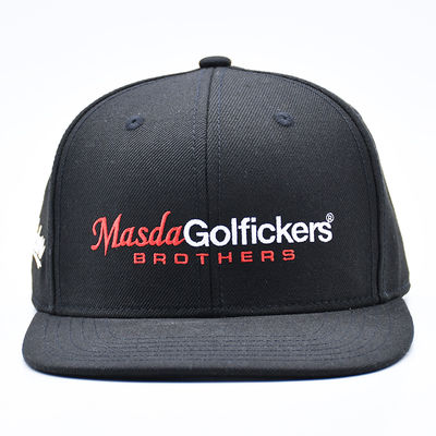 Cappello snapback da baseball con visiera piatta e logo ricamato personalizzato, stile hip hop sportivo, per uomo