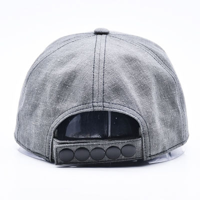 Custom 7 pannello Snapback Cap ricamo strutturato Gorras bordo piatto Cappello Snap Back