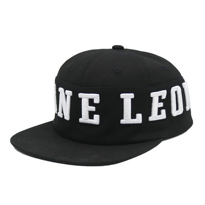 Cappello Snapback Hip Hop a tesa piatta a 6 pannelli di alta qualità Cappellino Snapback con ricamo 3D personalizzato Fornitore di cappellini Snapback