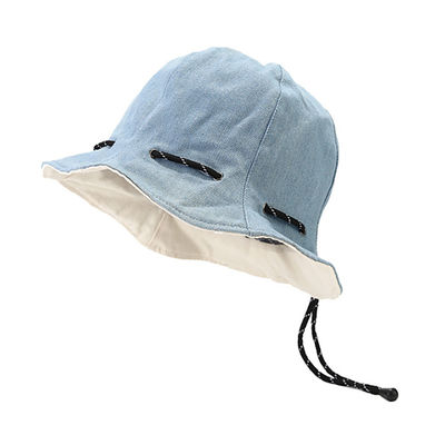 Cappello da pescatore in vendita all'ingrosso abbigliamento di primavera ed estate trasformato in borsa di cotone per adulti unisex cappelli da secchio semplici e reversibili