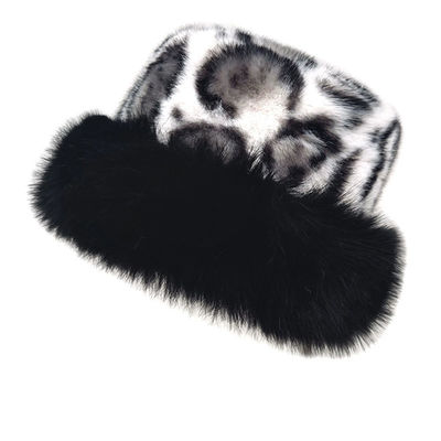 Winter Bucket Hat Women's Fashion Panama Warm Hats Female Vintage Faux Fur Fisherman Cap Hats For Women