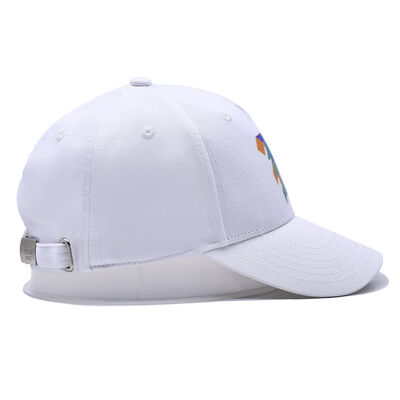 Oem Custom Logo White Baseball Caps Wholesale Adjustable Embroidery Curved Fitted Unisex Sports Cap Hats