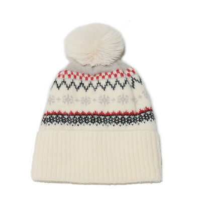 Cappello di lana Inverno Autunno Abbraccio Cappuccio Toque Calzino Testa Orologio Bohemian Geometric Fleece a maglia Ingrossato