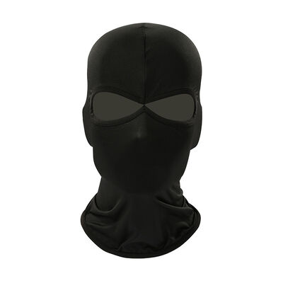 Custom Design Embroidery Logo Balaclava 2 buchi faccia intera Maschera da sci a maglia Beanie Hat,Beanie Ski Mask