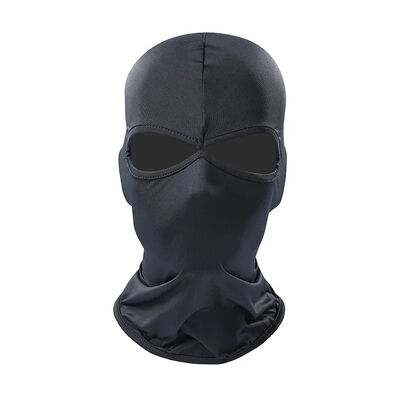 Custom Design Embroidery Logo Balaclava 2 buchi faccia intera Maschera da sci a maglia Beanie Hat,Beanie Ski Mask