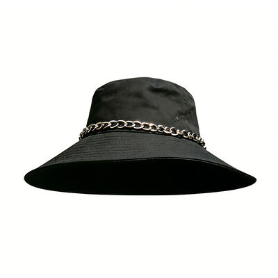 Cappello a secchiello da pescatore a tesa larga 100% cotone con logo personalizzato per protezione solare all'aperto