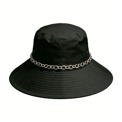 Cappello a secchiello da pescatore a tesa larga 100% cotone con logo personalizzato per protezione solare all'aperto