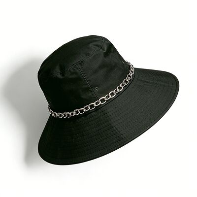 Cappello a secchiello da pescatore a tesa larga 100% cotone con logo personalizzato per protezione solare all'aperto