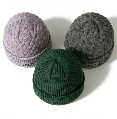Colori personalizzabili Cappello da cappello unisex a maglia con cappello per adulti Circonferenza per il caldo invernale
