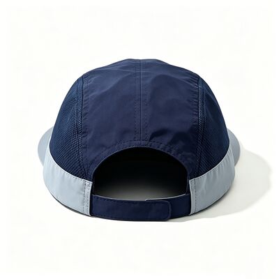Cappello camper unisex a 5 pannelli lunghezza media bordo contrasto cucitura leggero resistente adatto per indumenti casuali e all'aperto