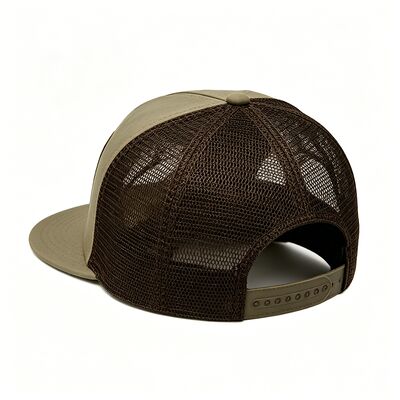 Cappello da camionista verde chiaro con bordo curvo colori personalizzabili perfetti per uniformi di squadra marchio aziendale e abbigliamento casual