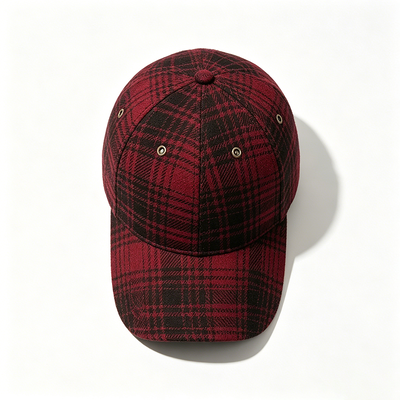 Cappuccio da baseball a sei pannelli personalizzato Materiale respirabile da circa 100 grammi che fornisce ventilazione e assorbimento del sudore