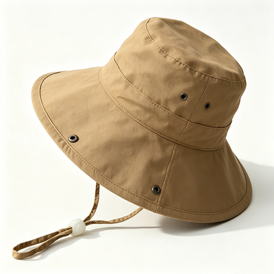 Cappello da pescatore da secchio da riciclo realizzato in tessuto 100% poliestere leggero respirabile confortevole protezione solare all'aperto
