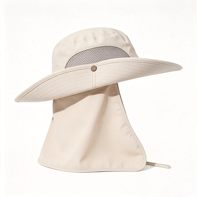 Cappello da pescatore resistente con tessuto riciclato al 100% di poliestere e rivestimento al 100% di poliestere ideale per l'aria aperta