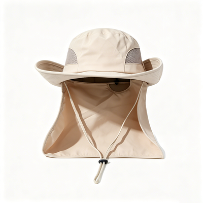 Cappello da pescatore resistente con tessuto riciclato al 100% di poliestere e rivestimento al 100% di poliestere ideale per l'aria aperta