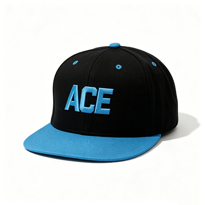 Cappellini snapback unisex in cotone con ricamo logo personalizzabile perfetti per la distribuzione al dettaglio e le campagne di marketing