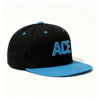 Cappellini snapback unisex in cotone con ricamo logo personalizzabile perfetti per la distribuzione al dettaglio e le campagne di marketing
