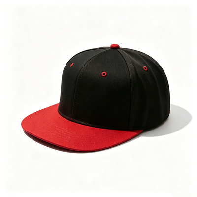 Cappelli in cotone a bordo piatto con cappello a scatto personalizzato con tessuto resistente Ideale per le moda urbana Eventi sportivi e casual