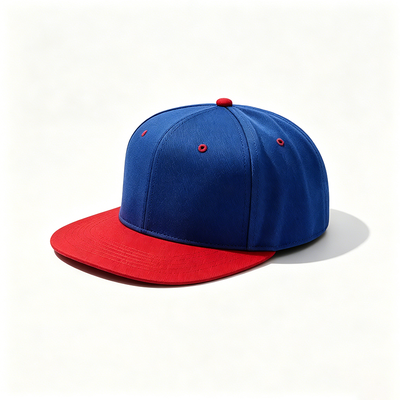 Cappelli in cotone a bordo piatto con cappello a scatto personalizzato con tessuto resistente Ideale per le moda urbana Eventi sportivi e casual