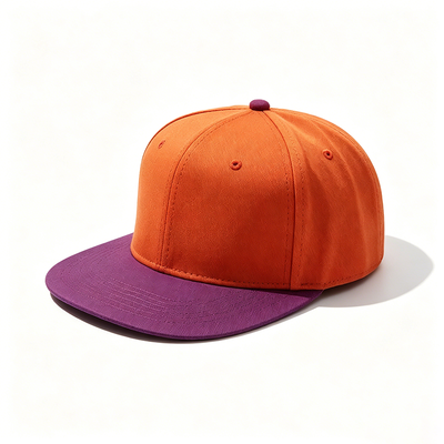 Cappelli in cotone a bordo piatto con cappello a scatto personalizzato con tessuto resistente Ideale per le moda urbana Eventi sportivi e casual