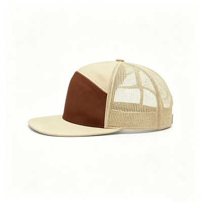 Cappello a bordo piatto senza struttura, corona leggera, tessuto confortevole, design traspirante per uno stile di vita attivo