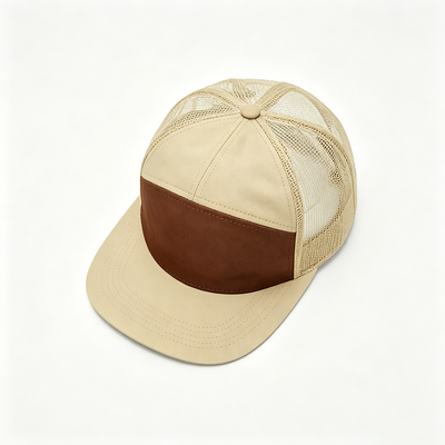 Cappello a bordo piatto senza struttura, corona leggera, tessuto confortevole, design traspirante per uno stile di vita attivo