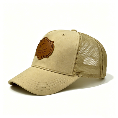 Cappuccio da camion a 6 pannelli personalizzato con corona di alto profilo e fascia sudoripare di cotone assorbibile per tutte le stagioni