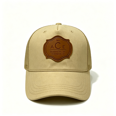 Cappuccio da camion a 6 pannelli personalizzato con corona di alto profilo e fascia sudoripare di cotone assorbibile per tutte le stagioni