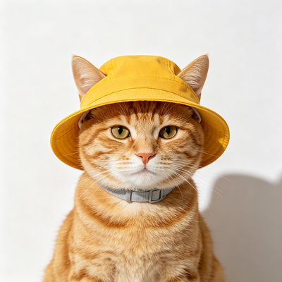 Cappuccio da gatto di cotone con chiusura a nastro Velcro Perfetto per gli ospedali veterinari e rivenditori professionisti
