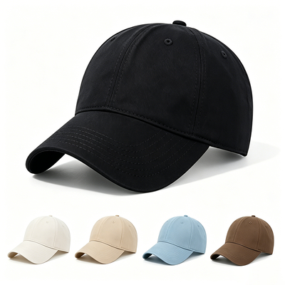 Cappello da papà sportivo leggero e traspirante con chiusura in metallo e ricamo piatto