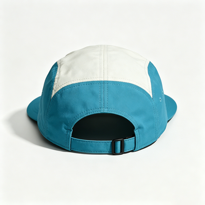 Cappello da campeggio a 5 pannelli con bordo piatto sport mesh sweatband una taglia si adatta a tutti per le attività all'aria aperta