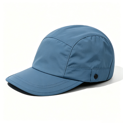 Cappello da campeggio a 5 pannelli personalizzato con maglia sportiva e maglia traspirante per attività all'aria aperta