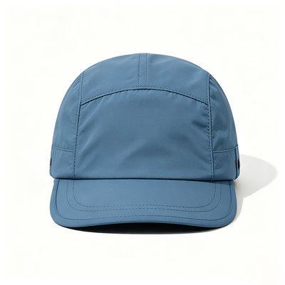 Cappello da campeggio a 5 pannelli personalizzato con maglia sportiva e maglia traspirante per attività all'aria aperta