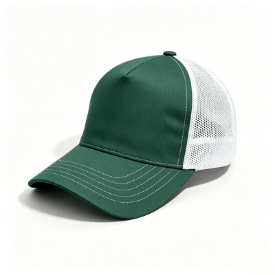 Oem Offerto 5 pannelli Trucker Cap Durable 5 pannelli design reticolato Back Trucker Cap Ideale per indossare casual e eventi aziendali