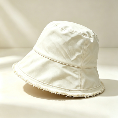 Cappello da pescatore a bordo largo Logo personalizzato Cappello da pescatore a secco di cotone Ideale per la protezione solare durante le attività all'aria aperta