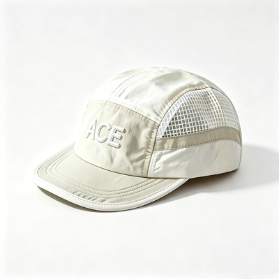 Cappello da campeggio a 5 pannelli con chiusura con cinghia a gancio e cinghia a anello e cucitura a contrasto Ideale per escursioni e campeggio
