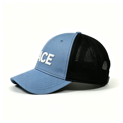 Cappellino Trucker in Poliestere a 6 Pannelli, Stile Trucker alla Moda, Cappellino Snapback con Retro in Rete, Progettato per un Uso Versatile all'Aperto e Casual