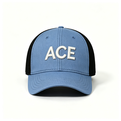 Cappellino Trucker in Poliestere a 6 Pannelli, Stile Trucker alla Moda, Cappellino Snapback con Retro in Rete, Progettato per un Uso Versatile all'Aperto e Casual