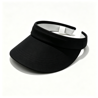 Cappellino con visiera parasole serigrafabile con cinturino regolabile e visiera curva, ottima scelta per regali aziendali ed eventi