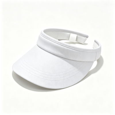 Cappellino con visiera parasole serigrafabile con cinturino regolabile e visiera curva, ottima scelta per regali aziendali ed eventi