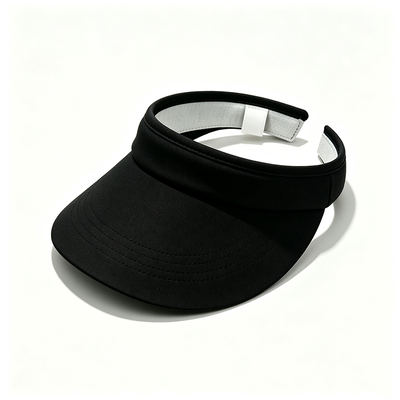 Cappellino con visiera parasole serigrafabile con cinturino regolabile e visiera curva, ottima scelta per regali aziendali ed eventi