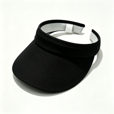 Cappellino con visiera parasole serigrafabile con cinturino regolabile e visiera curva, ottima scelta per regali aziendali ed eventi