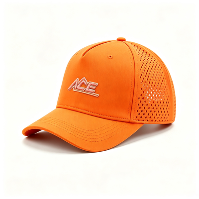 Cappellino da baseball unisex a sei pannelli con 2 occhielli, design traspirante e leggero, perfetto per lo sport, l'abbigliamento casual e l'uso quotidiano