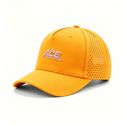 Cappellino da baseball unisex a sei pannelli con 2 occhielli, design traspirante e leggero, perfetto per lo sport, l'abbigliamento casual e l'uso quotidiano