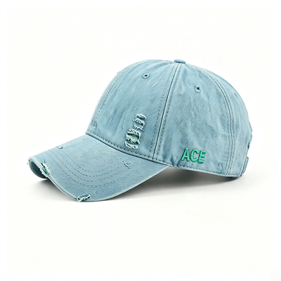 Cappelli da papà di cotone al 100% con cintura regolabile e ricamo piatto per un'adeguatezza comoda
