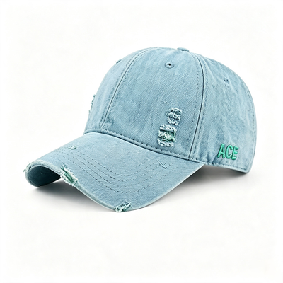 Cappelli da papà di cotone al 100% con cintura regolabile e ricamo piatto per un'adeguatezza comoda