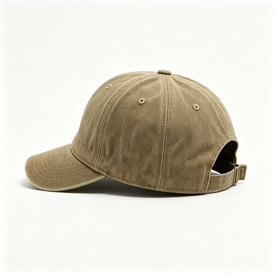 Cappello da papà sportivo con nastro interno in cotone regolabile a 6 pannelli