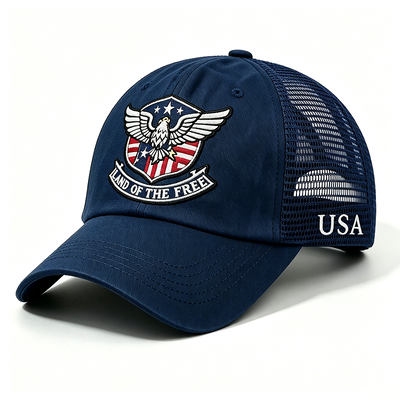 Cappellino Trucker Snapback Personalizzabile con Occhielli e Rete Regolabile Posteriore, Perfetto per Attività all'Aperto, Abbigliamento Casual ed Eventi