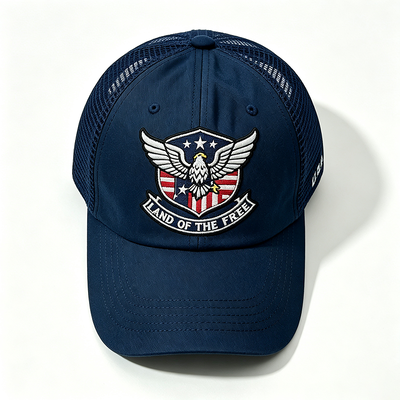 Cappellino Trucker Snapback Personalizzabile con Occhielli e Rete Regolabile Posteriore, Perfetto per Attività all'Aperto, Abbigliamento Casual ed Eventi